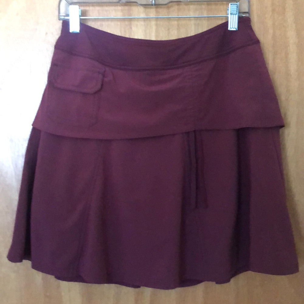 Athleta Whenever Tiered Ruched Pocket Skort